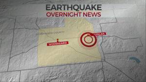 earthquake Oklahoma today